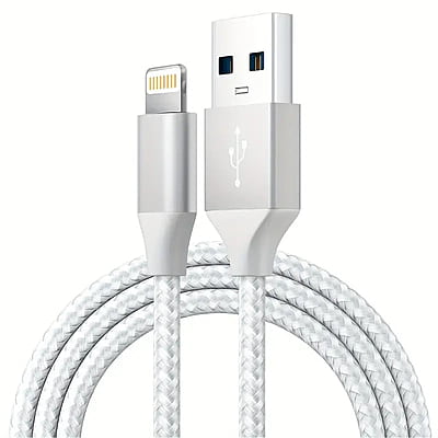 10 ft IPhone Charger Cable Fast Charging Nylon Braided