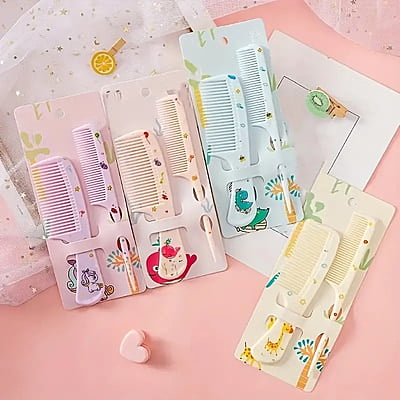 2pcs/set Portable Anti-Static Hair Comb Set