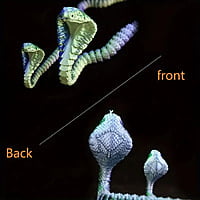 Unique 3D Printed Snake 20" Unique 3D Printed Snake 20"