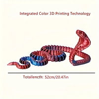 Unique 3D Printed Snake 20" Unique 3D Printed Snake 20"