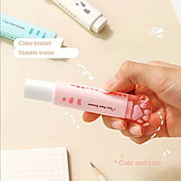 Cat Claw Retractable Erasers for Office and School Use