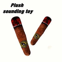 Cigar Pet Squeaky Plush Toy