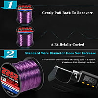 Violet Nano-Coating Nylon Fishing Line Violet Nano-Coating Nylon Fishing Line