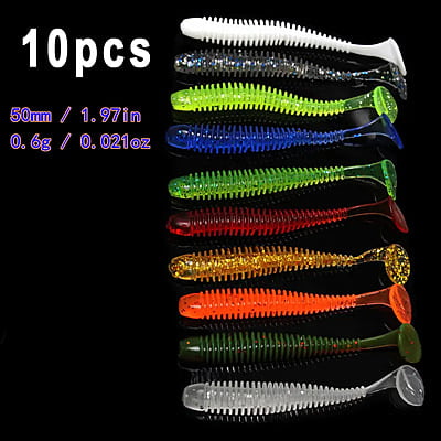10pcs/lot Soft Silicone Fishing Lures