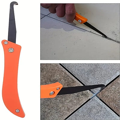 Professional Grout Remover and Tile Joint Cleaning Hook Knife