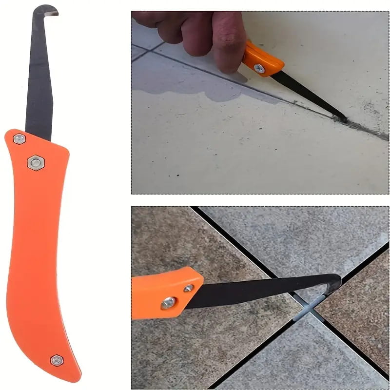 Professional Grout Remover and Tile Joint Cleaning Hook Knife