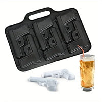 Pistol Gun-Shaped Silicone Ice Cube Tray
