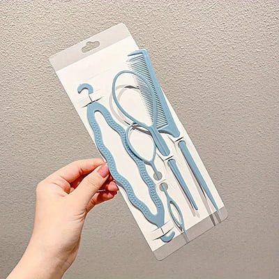 4pcs Topsy Tail Hair Tool Hair Loop & Comb, Hair Styling