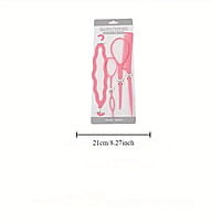 4pcs Topsy Tail Hair Tool Hair Loop & Comb, Hair Styling 4pcs Topsy Tail Hair Tool Hair Loop & Comb, Hair Styling