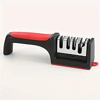 Portable Knife Sharpener, 4 Stages Kitchen Sharpening Stone Tungsten Diamond Ceramic Sharpener Tool