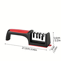 Portable Knife Sharpener, 4 Stages Kitchen Sharpening Stone Tungsten Diamond Ceramic Sharpener Tool