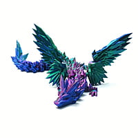 RGB 3D Printed Pterosaur Figurine RGB 3D Printed Pterosaur Figurine