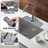 Drain Mat Kitchen Faucet Sink Splash Guard