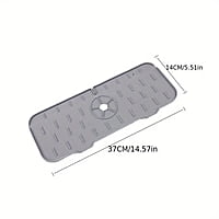 Drain Mat Kitchen Faucet Sink Splash Guard