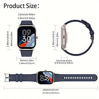 Peje Smart Watch 2.01-Inch Full-Screen Touch