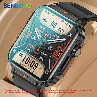 SENBONO Smart Watch Wireless Call 340mAh Large Battery