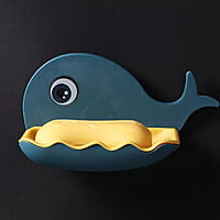 Cartoon Whale Shaped Wall Mounted Soap Holder